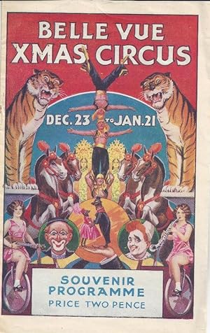 Belle Vue Xmas Circus. Souvenir Programme
