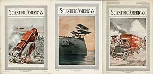 SCIENTIFIC AMERICAN (LOT OF 7 ISSUES: 1916 -1920) The Weekly Journal of Practical Information