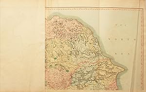 A New Map of Yorkshire Divided into its Ridings and Subdivided into Hundreds, Exhibiting its Rive...