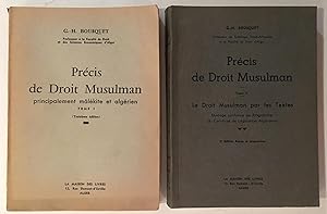 Précis de droit musulman : principalement mâlékite et algérien [2 volume set]