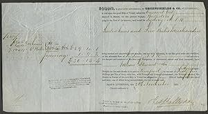 Sydney bound ship bill of lading, Crescent City under Captain Balliston
