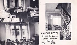 Mayfair Hotel at Great Yarmouth Real Photo Postcard