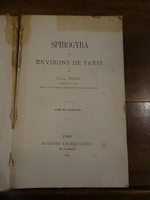 Spirogyra des Environs de Paris.