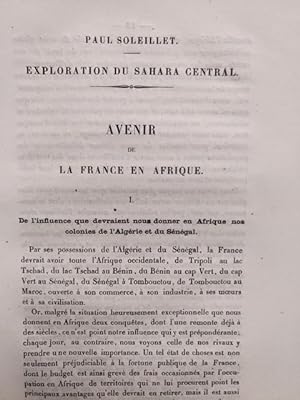 Exploration du SAHARA CENTRAL - Avenir de la FRANCE en AFRIQUE