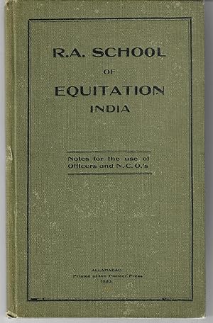 R.A. School of Equitation, India [cover title]