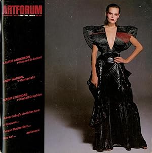 Artforum. Volume XX (20), number 6, February 1982. Special issue with record by Laurie Anderson