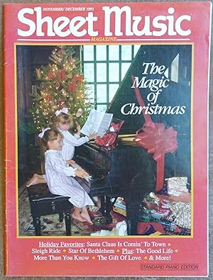 Sheet Music Magazine: November/December 1991 (Standard Piano Edition) Vol. 15 No. 6