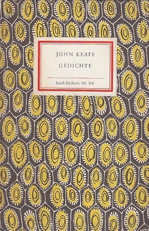 John Keats: Gedichte / John Keats, Übertragung und Nachwort: Heinz Piontek; Insel-Bücherei, Nr. 716