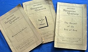 BRETHREN ADVANCED QUARTERLY FOR YOUNG PEOPLE AND ADULTS 1932-1933 (3x)