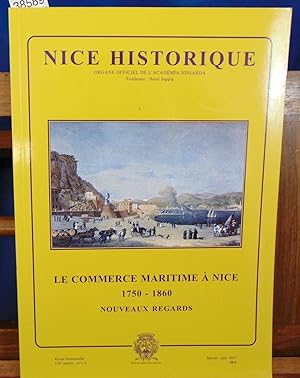 Nice historique. Le commerce maritime à Nice 1750 - 1860