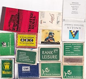 Norwich TV ABC Cinema Film Theatre Vintage Matchbox Label Collection