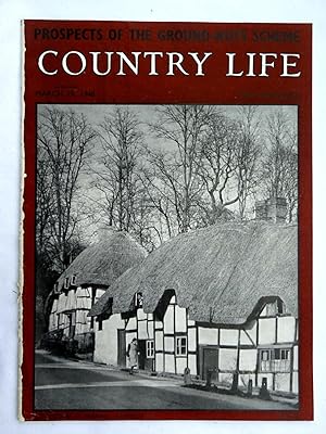 Country Life magazine No 2670. March 19, 1948. Hon June Barrie of Tullybelton, LYDIARD TREGOZ Wil...