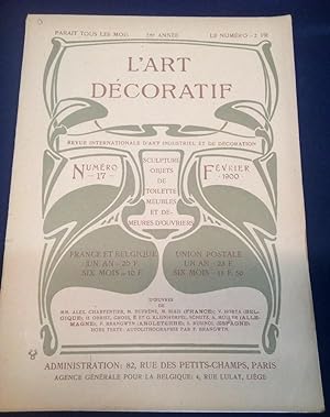 L'Art Décoratif - Revue Internationale d'Art industriel et de Décoration - N.17 - Février 1900 - ...