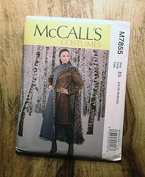 McCALL'S COSTUMES : SEWING PATTERN: #M7855: Misses Costume: Size E5 (14-16-18-20-22)