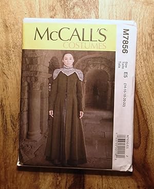 McCALL'S COSTUMES : SEWING PATTERN: #M7856: Misses Costume: Size E5 (14-16-18-20-22)