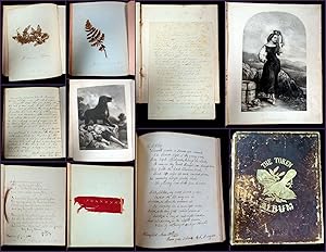 The Token Album, A Friendship Album of Addie A Allen, 1858-1864, Connecticut "Opened to friendshi...