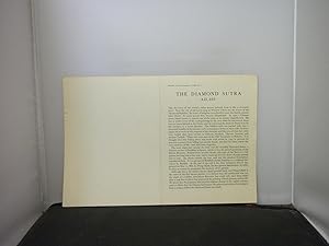 Printing and Papermaking : Leaflets Number 1- The Diamond Sutra A.D. 868 and Number 3 A Printing ...