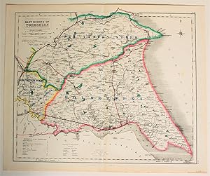 Fox Hunting Map of The East Riding of Yorkshire