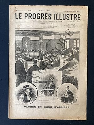 LE PROGRES ILLUSTRE-N°412-DIMANCHE 6 NOVEMBRE 1898-VACHER