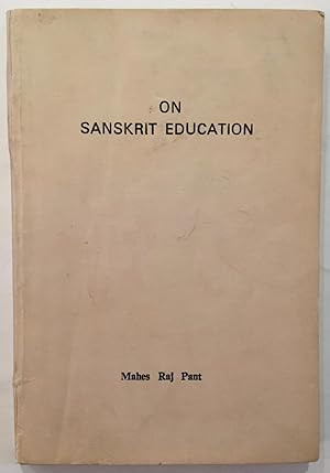 On Sanskrit education