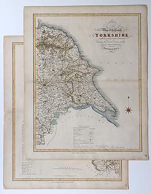 New Map of the County of Yorkshire Divided into its Ridings with their Sub-Divisions