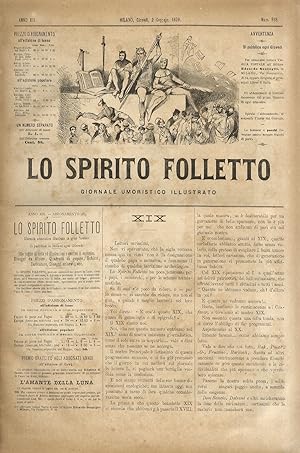 SPIRITO (LO) Folletto. Giornale umoristico illustrato. Anno XIX: 1879. Dal fascicolo 918 del 2 ge...