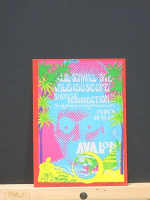 Family Dog Concert Postcard #111 ( Siegel Schwall, Kaleidoscope, Savage Resurrection )