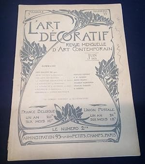 L'Art Décoratif - Revue Mensuelle d'Art Contemporain - N.33 - Juin 1901 - 3e Année