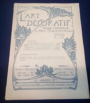 L'Art Décoratif - Revue Mensuelle d'Art Contemporain - N.28 - Janvier 1901 - 3e Année