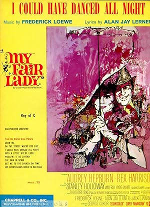 I Could Have Danced All Night - Sheet Music, Key of C, from the Warner Bros. Movie, My Fair Lady