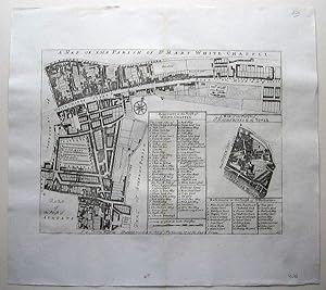 A Map of the Parish of St.Mary White Chappel/ A Map of the Partish of St. Katherines by the Tower.