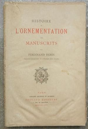 Histoire de l'ornementation des manuscrits.