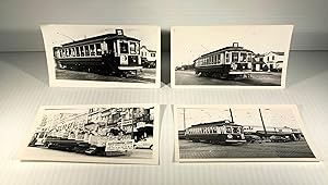 BCER. British Columbia Electric Railway. 4 Photographs. Tramways. Vancouver B.C. 1947-1948