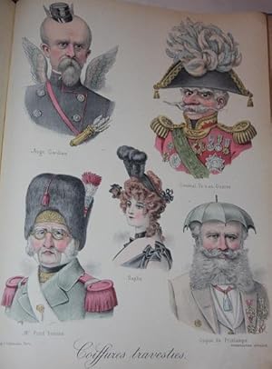 Album de Coiffures Travesties Troisieme Serie. Modeles de la Coiffure Francaise Illustree 1889 - ...