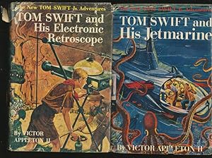 Lot of 2 Vintage Tom Swift Jr. HC/DJ: Retroscope and Jetmarine