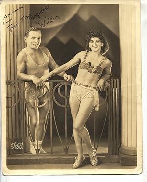 Fred and Marguerite Willos-B&W-8x10-Signed-Publicity-Still