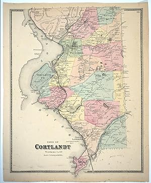 Town of Cortlandt. Original color map