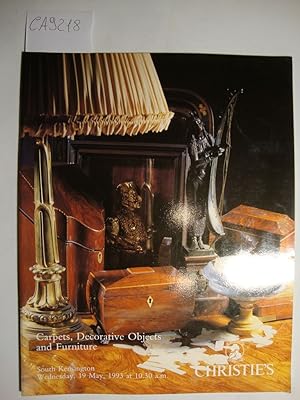 Carpets, Decorative Objects and Furniture (South Kensington - Wednesday, 19 May, 1993 at 10.30 a.m.)