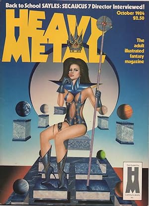 Heavy Metal Magazine October 1984