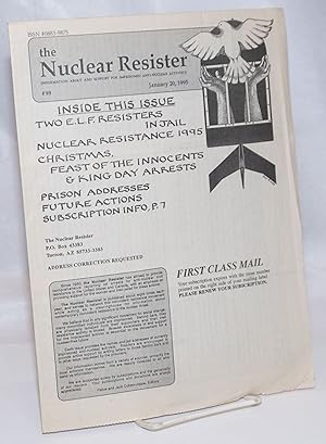 The Nuclear Resister: Information About and Support for Imprisoned Anti-Nuclear Activists; #98, J...