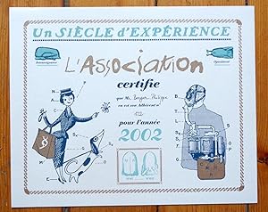 L'Association - Carton-Adhérent 2002. Un siècle d'expérience.