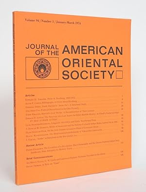 Journal of the American Oriental Society Vol. 94, No. 1, january-March 1974