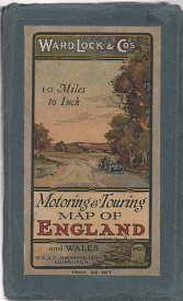 Motoring & Touring Map of England and Wales