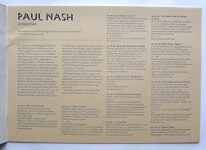 Paul Nash as Designer. Victoria and Albert Museum.