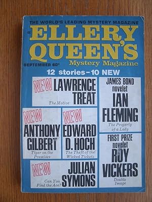 Ellery Queen's Mystery Magazine September 1969