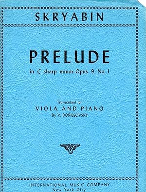 Prelude in C# Minor, Opus 9, No. 1 - transcribed for Viola and Piano [VIOLA PART and PIANO FULL S...