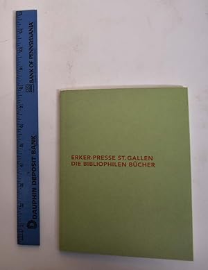 Erker-Presse St. Gallen Die Bibliophilen Bucher