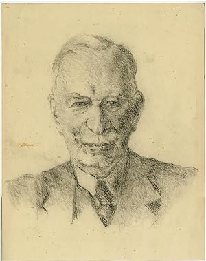 Alfred LÖB Untitled portrait of Jan Gerrit van Gelder