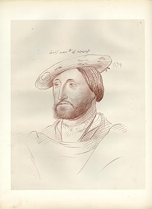 LOUIS GONZAGA-DUKE OF NEVERS-PORTRAIT-P.50 'Lois Monsieur de Nevers' Lord GOWER after CLOUET, 1875