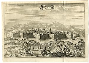Shiraz in Persia Johannes KIP after STRUYS, 1676